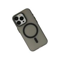 Newface iPhone 15 Pro Max Kılıf Lodos Magneticsafe Mat Kapak - Siyah