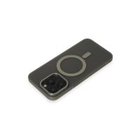 Newface iPhone 15 Pro Max Kılıf Lodos Magneticsafe Mat Kapak - Titan Gri