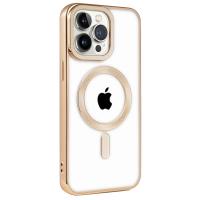 Newface iPhone 14 Pro Max Kılıf Kronos Magsafe Kapak - Gold