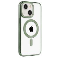 Newface iPhone 15 Kılıf Kronos Magsafe Kapak - Açık Yeşil