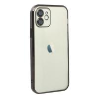 Newface iPhone 12 Kılıf Razer Lensli Silikon - Siyah