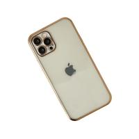 Newface iPhone 12 Pro Kılıf Razer Lensli Silikon - Gold