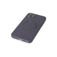 Newface iPhone 11 Pro Max Kılıf Jack Magneticsafe Lens Silikon - Mor