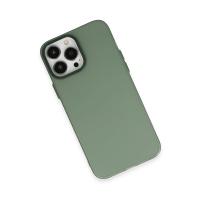 Newface iPhone 14 Pro Kılıf Modos Metal Kapak - Koyu Yeşil