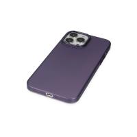 Newface iPhone 14 Pro Kılıf Modos Metal Kapak - Derin Mor