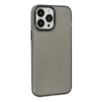 Newface iPhone 13 Pro Max Kılıf Modos Metal Kapak - Siyah