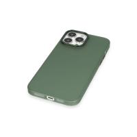 Newface iPhone 13 Pro Max Kılıf Modos Metal Kapak - Koyu Yeşil