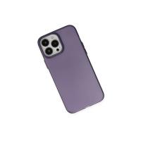 Newface iPhone 13 Pro Max Kılıf Modos Metal Kapak - Derin Mor