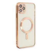 Newface iPhone 11 Pro Kılıf Kross Magneticsafe Kapak - Rose
