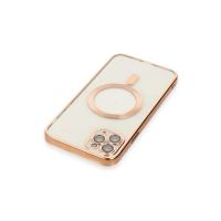 Newface iPhone 11 Pro Kılıf Kross Magneticsafe Kapak - Rose