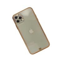 Newface iPhone 11 Pro Kılıf Liva Taşlı Silikon - Pembe