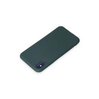 Newface iPhone X Kılıf First Silikon - Koyu Yeşil