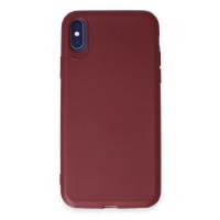 Newface iPhone X Kılıf First Silikon - Kiremit