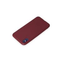 Newface iPhone X Kılıf First Silikon - Kiremit