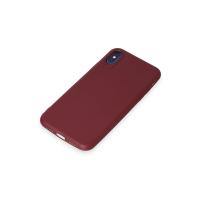 Newface iPhone X Kılıf First Silikon - Kiremit