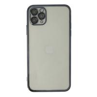 Newface iPhone 11 Pro Max Kılıf Razer Lensli Silikon - Siyah