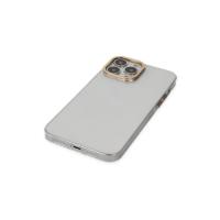 Newface iPhone 13 Pro Kılıf Anka PC Sert Metal Kapak - Şeffaf