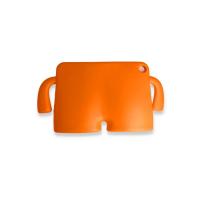 Newface iPad Pro 11 (2021) Kılıf Karakter Tablet Silikon - Turuncu