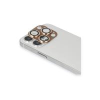 Newface iPhone 13 Pro Max Pers Alüminyum Kamera Lens - Gold