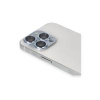 Newface iPhone 13 Pro Max Pers Alüminyum Kamera Lens - Sierra Blue