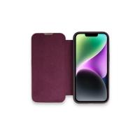 Newface iPhone 14 Kılıf Dolpin Kapaklı - Derin Mor