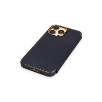 Newface iPhone 14 Pro Kılıf Dolpin Kapaklı - Lacivert