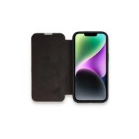 Newface iPhone 14 Pro Max Kılıf Dolpin Kapaklı - Siyah