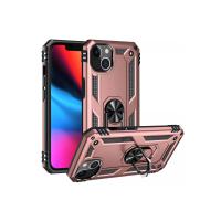 Newface iPhone 13 Kılıf Sofya Yüzüklü Silikon Kapak - Rose