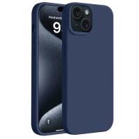 Newface iPhone 15 Kılıf First Silikon - Lacivert