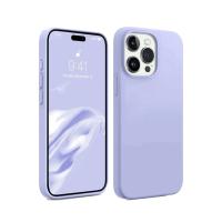 Newface iPhone 15 Pro Max Kılıf First Silikon - Lila