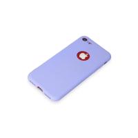 Newface iPhone 7 Kılıf First Silikon - Lila