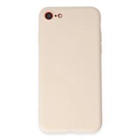 Newface iPhone 7 Kılıf First Silikon - Krem