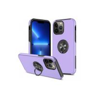 Newface iPhone 13 Pro Kılıf Elit Yüzüklü Kapak - Mor