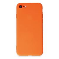 Newface iPhone 7 Kılıf First Silikon - Parlak Turuncu