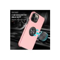 Newface iPhone 13 Pro Max Kılıf Elit Yüzüklü Kapak - Pembe