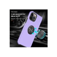 Newface iPhone 13 Pro Max Kılıf Elit Yüzüklü Kapak - Mor