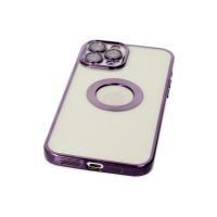 Newface iPhone 12 Pro Max Kılıf Slot Silikon - Mor