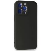 Newface iPhone 13 Pro Kılıf First Silikon - Siyah