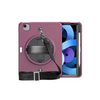 Newface iPad Pro 11 (2020) Kılıf Strap-C Otterbox Tablet Kapak - Mürdüm