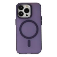 Newface iPhone 13 Pro Kılıf Lodos Magneticsafe Mat Kapak - Mor