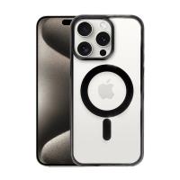 Newface iPhone 15 Pro Kılıf Erozi Magsafe Kapak - Siyah