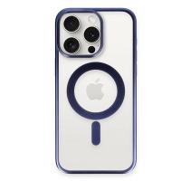 Newface iPhone 15 Pro Kılıf Erozi Magsafe Kapak - Lacivert