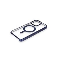 Newface iPhone 15 Pro Kılıf Erozi Magsafe Kapak - Lacivert