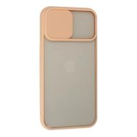 Newface iPhone 13 Pro Max Kılıf Palm Buzlu Kamera Sürgülü Silikon - Pembe