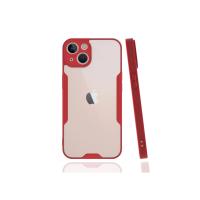 Newface iPhone 13 Kılıf Platin Silikon - Kırmızı