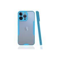 Newface iPhone 13 Pro Kılıf Platin Silikon - Mavi