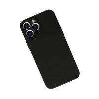 Newface iPhone 13 Pro Max Kılıf Nano içi Kadife Silikon - Siyah