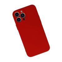 Newface iPhone 13 Pro Max Kılıf Nano içi Kadife Silikon - Kırmızı