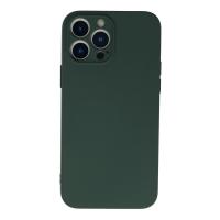Newface iPhone 13 Pro Max Kılıf Nano içi Kadife Silikon - Koyu Yeşil