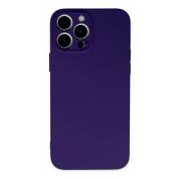 Newface iPhone 13 Pro Max Kılıf Nano içi Kadife Silikon - Mor